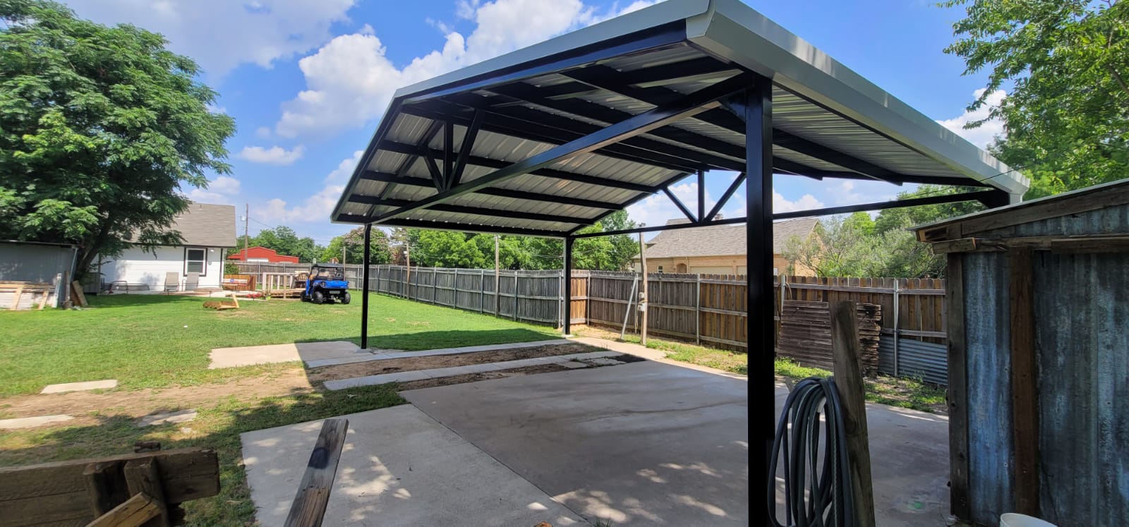 metal carport welding services in plano Texas
